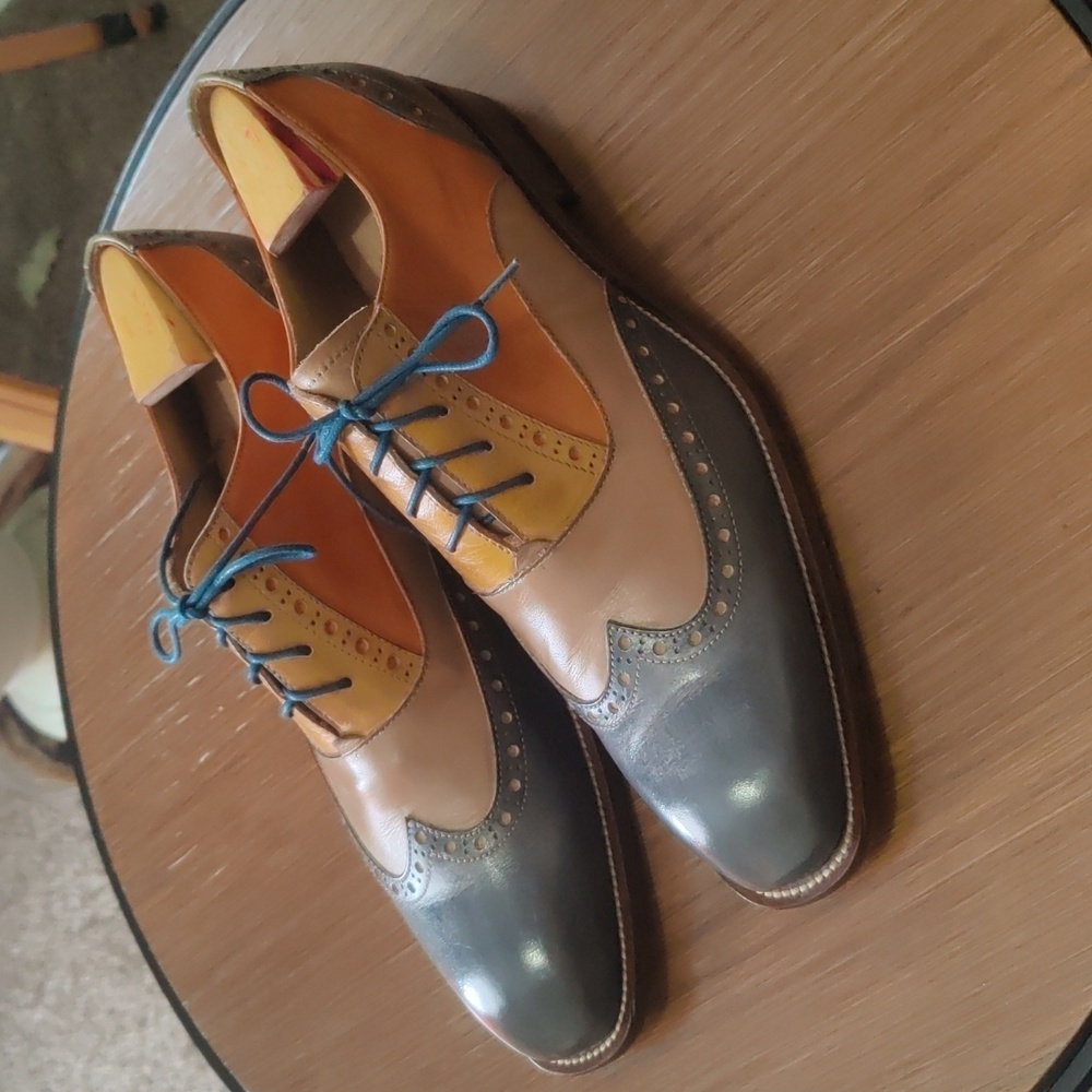 Men's Multicolor Oxford Shoes